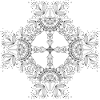 Water lily mandala