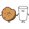Cookie and milk