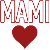 MAMI Heart I Mommy is the best
