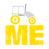 Suivez-moi tracteur cadeau de Noël