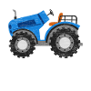 Cadeau enfants illustration tracteur Noël