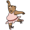 Ballet Baer Ballerina dancing