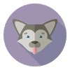 Vector Husky