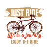 Adventure bike cyclists