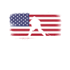 American Flag Hockey Player