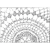 Mandala in the frame