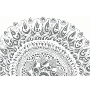 Mandala Around Half Moon