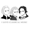 Bach - Mozart - Beethoven in chibi style