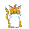 Christmas cat