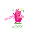 Tanzende motivation - Einhorn