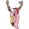 Christmas Flamingo