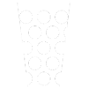 Dubbeglas white