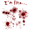 I'm fine ... Halloween shirt