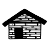 wooden hut