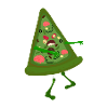 Zombie Pizza Eat Halloween