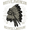 Native american respect nature