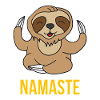 namaste sloth