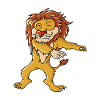 Flossing Lion