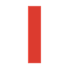 Red vertical bar on T-shirt