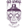 Skull Punk Art Retro