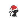 Chat de noël