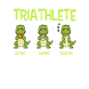 Jeu de triathlète dinosaure T-Rex