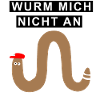 Cooler Wurm Würmer Geschenk