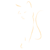 Elegante Katze Minimalist