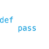 Python pass work