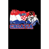Kroatien fotboll flagga flagga gåva