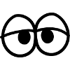 eyes face funny comic cartoon clipart head tr
