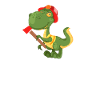 Dinosaure de feu