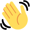 Winkende Hand | Emoji | Geschenkidee