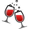Two wine glasses