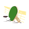Idea regalo giocatore di ping-pong tennis tavolo