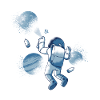Astronaut und Graffiti - dream & create