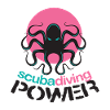Scuba diving T-shirt with Kraken
