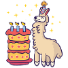 Happy birthday lama
