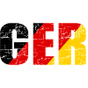 Germany flag GER - football