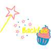 Backfee Schürze Cupcaki