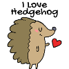 J'aime hérisson