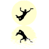 Moon Frisbee Tee Shirt