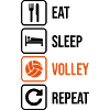 Eat. Sleep. Volley. Repeat.