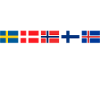 SCANDINAVIA - Countries Flags Languages