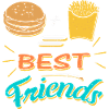 Burger + Frites = Meilleurs amis
