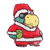 Christmas Santa Claus parrot gift