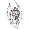 Hand drawn Dragon Design