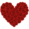 Herz aus Rosen