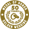 MEDAL OF HONOR 50th GOLDEN WEDDING