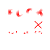 FUCK OFF red / white